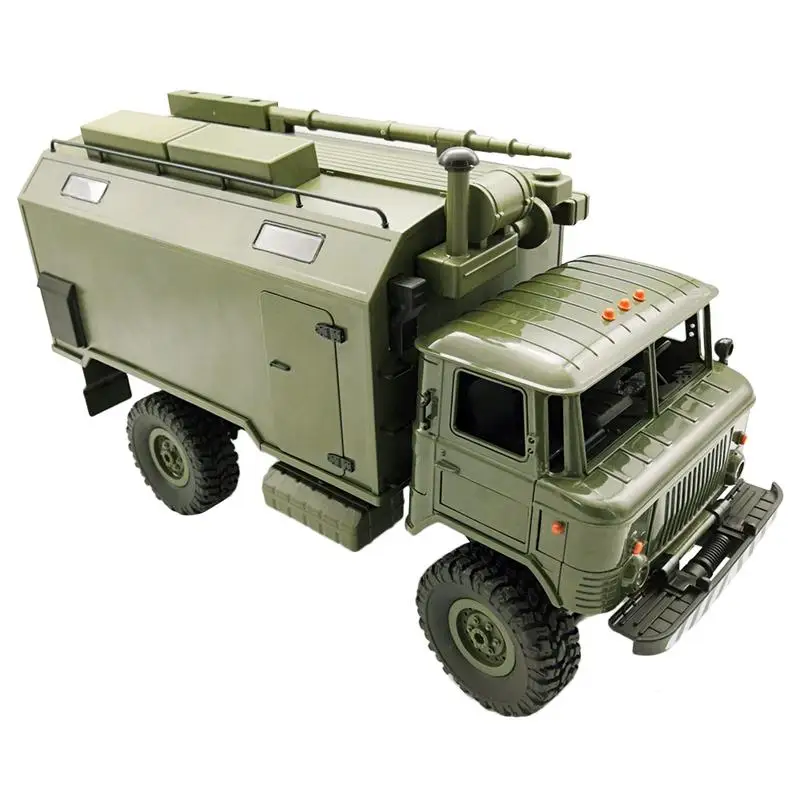 Урал армейский грузовик масштаб 1/16 2,4G 6WD RC модель игрушечного автомобиля внедорожный военный грузовик дистанционный Contral скалолазание гусеничный комплект