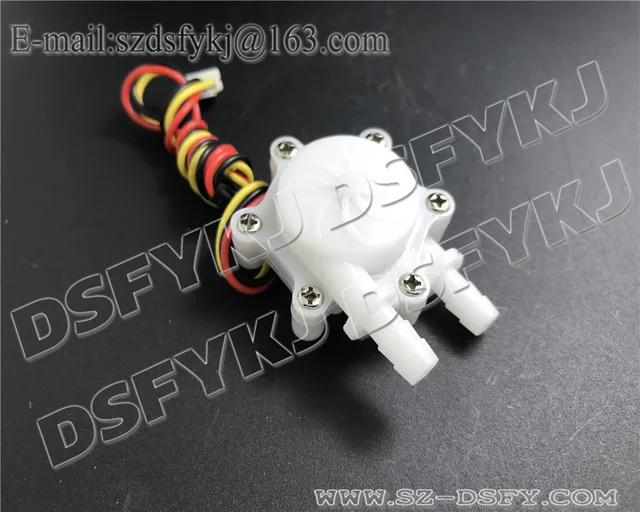 1pcs Free ShippingDS-HW41C 1/4” nipple pulsing signal 0.15-1.5L/min PPtype flow sensor New green product