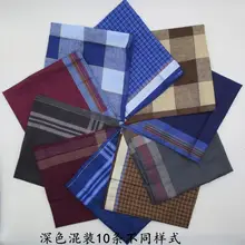 1 шт. Высокая мода плед квадратный носовой платок мужские полосатые полотенца карман Рождество свадебный подарок сильное водопоглощение