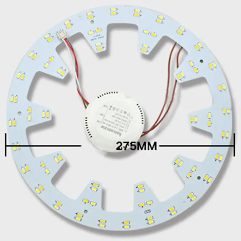 10.82in 24W 96 Светодиодный s 5730 SMD три светильник Цвета светодиодный потолочный светильник Алюминий круглая доска светодиодный Панель светильник s