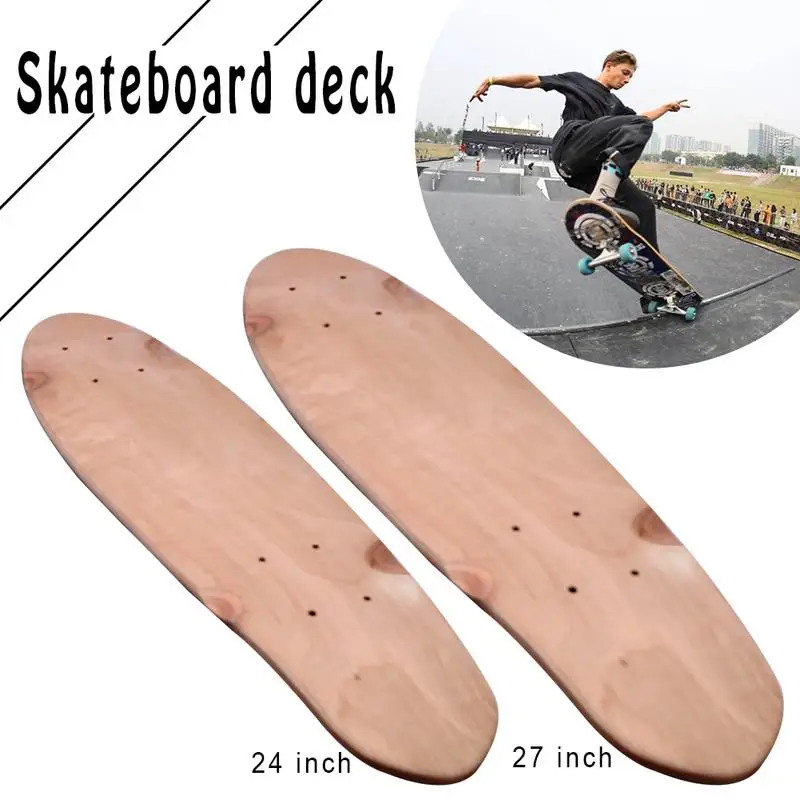 Универсальный Single Rocker 24 дюйма/27 дюймов Клен Longboard Лонгборд скейтборд