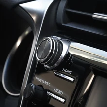 5 set di Aria Condizionata + Audio + Funzione di Tasto Cerchio di Copertura Per Toyota Camry 2018