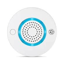 Wi-Fi беспроводной 2 в 1 детектор дыма и температуры с аккумулятором резервный детектор дыма безопасности