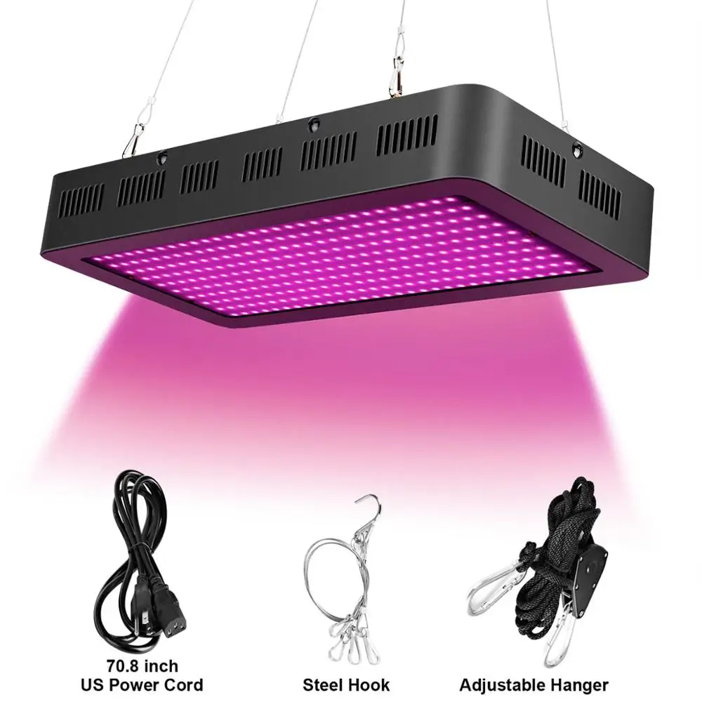 

1500W Full Spectrum Grow Light 380~850nm Red UV IR Hydroponics Grow Light LED for Greenhouse Growing and Flowering