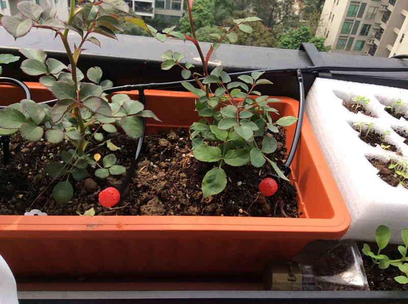 

10m Automatic Micro Drip Irrigation System Garden Irrigation Spray Self Watering Kits Adjustable Dripper garden greenhouse