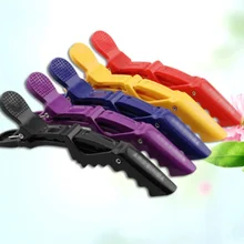 Шт. 6 шт. заколки для волос рот Professional парикмахерские клюв зажимы крокодил шпильки салон Уход за волосами Инструменты укладки 100 компл