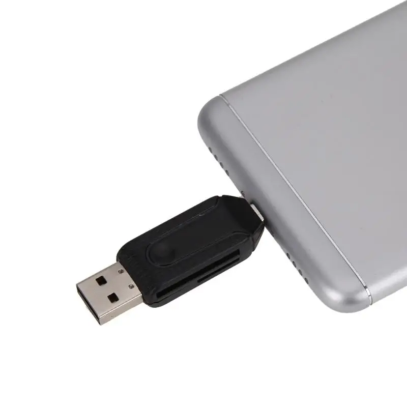 2 в 1 USB OTG кардридер Универсальный Micro TF/SD телефон|Картридеры| |