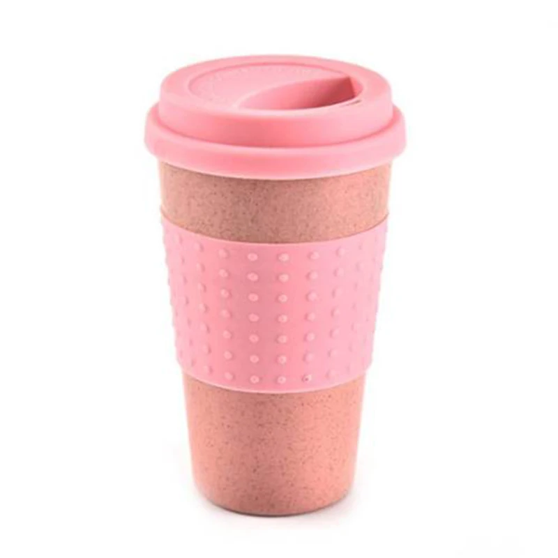

300ML Creative Wheat Straw Coffee Tea Mug Cups Reusable Cups Bottle Eco-Friendly
