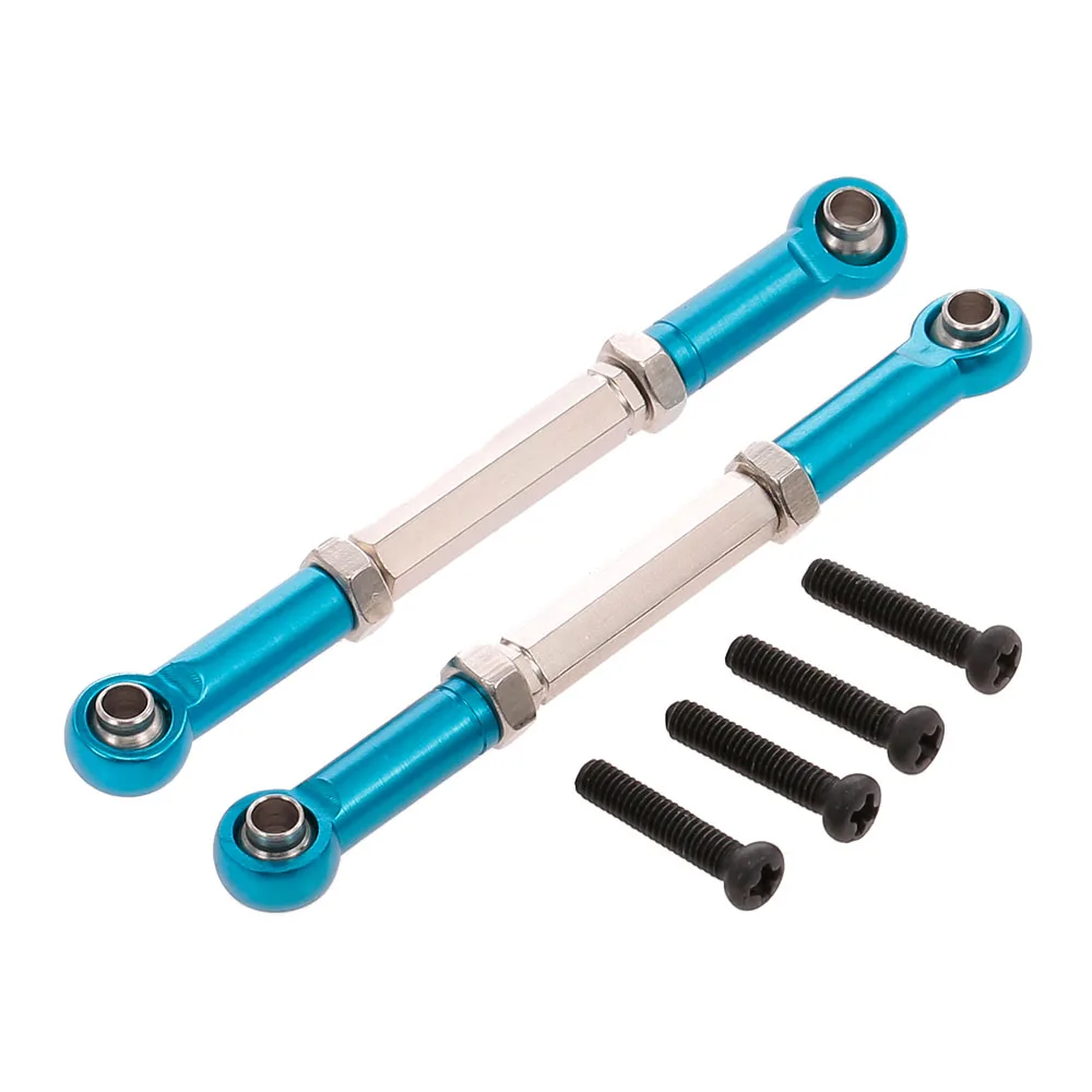 

2PCS Aluminum Steering Pull Rod Linkage Alloy for 1/12 RC Crawler WLtoys 12428 12423 FY01 FY02 FY03 FY04 FY05 RC Off-road Car