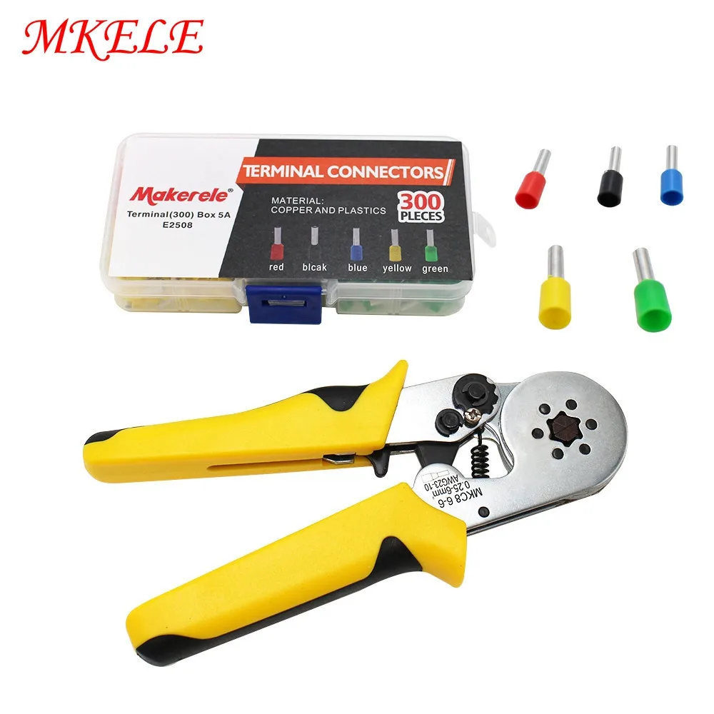 

Crimping Tool HSC8 Cold Pressing Terminal Pliers Multi-function Crimping Pliers Needle Clamping Wire Electrical Tools Small Type