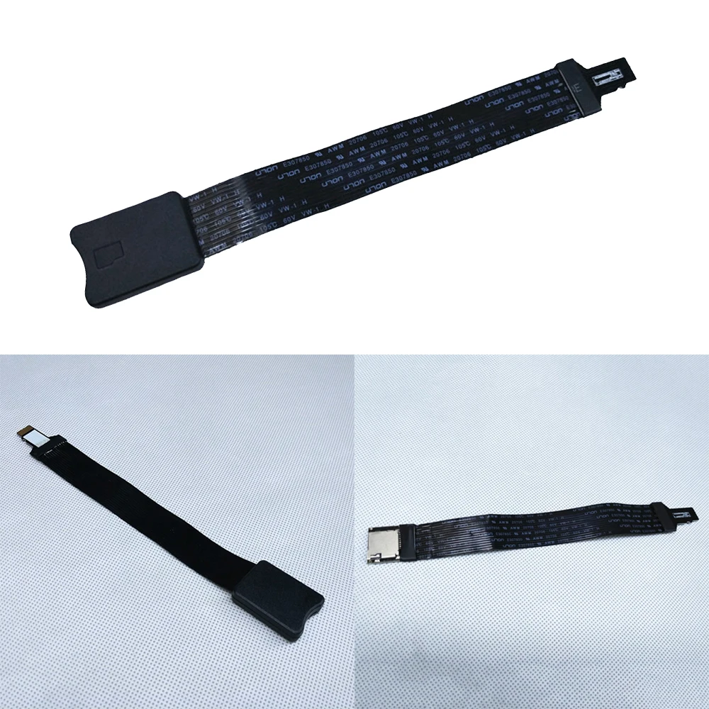 

New 25CM 48CM 62CM TF to micro SD card Flex Extension cable Extender Adapter reader car GPS mobile Color Random