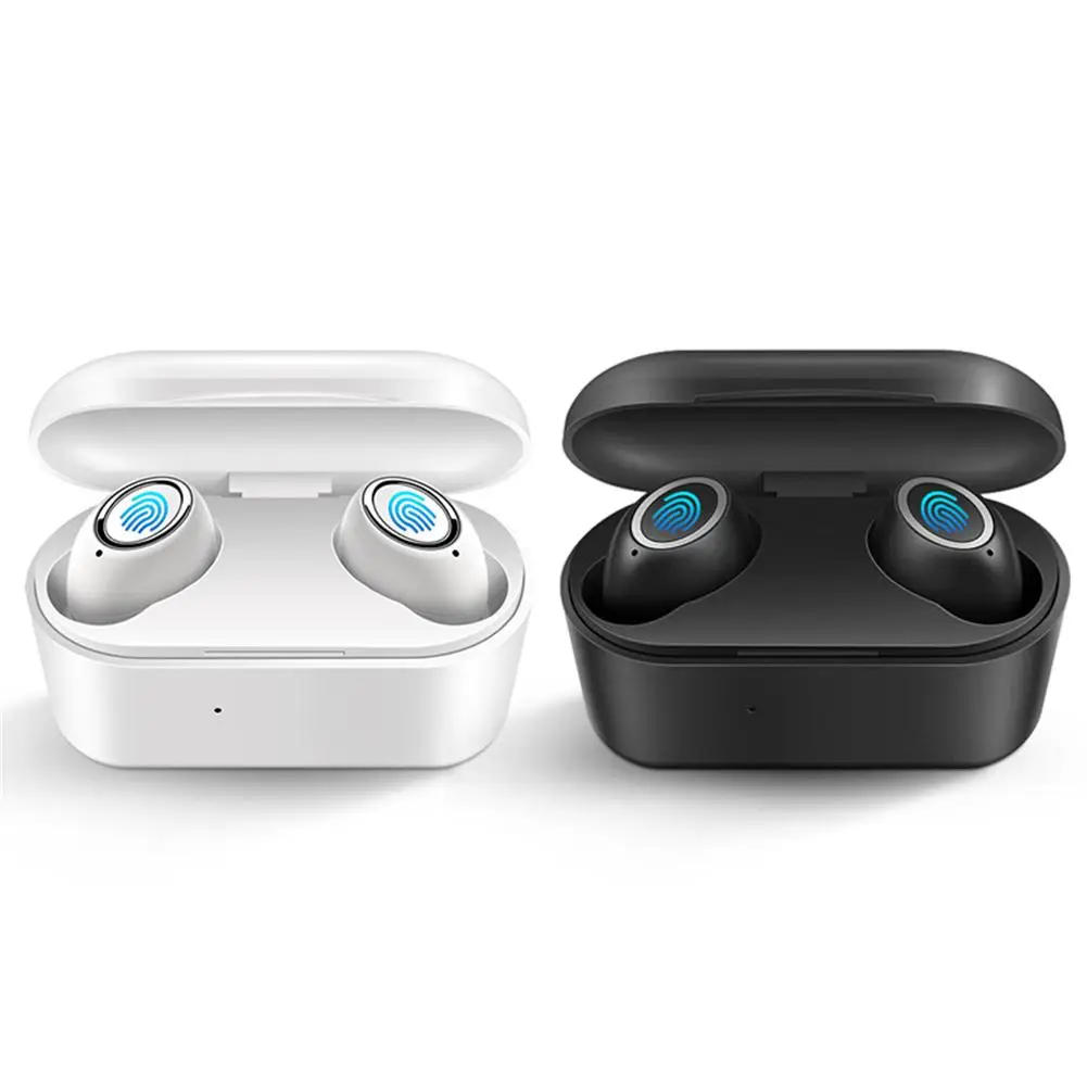 

TWS Touch Control Wireless Headset 5.0 True Wireless Earbuds Sports Earphones With Charging Compartment Automatic Connection