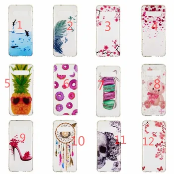 

50pcs/lot New Cartoon Pattern IMD Transparent Soft TPU Case for Samsung Galaxy S10 / S10e Lite / S10 Plus