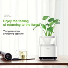 Nobico мини домашний микро-экологический Настольный очиститель воздуха в дополнение к формальдегиду Подержанный дым анион ЕС вилка