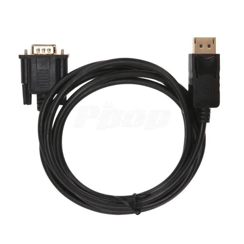 DP к VGA DisplayPort конвертер 1080P 1 8 м кабели папа мужчине для ПК монитора| |