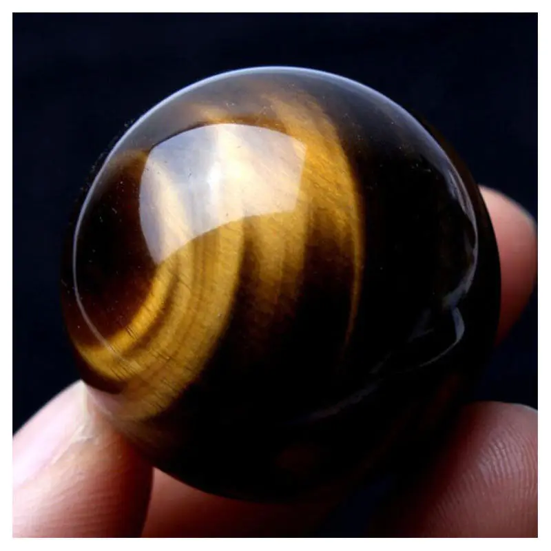 3D шары для украшения, новинка, 1 шт., натуральный темно-желтый кварцевый шар, целебный драгоценный камень, 20-22 мм, 20 г, китайский стиль
