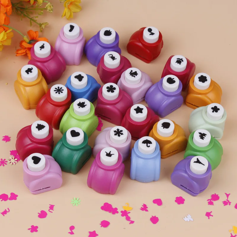 

19 Style Crafts And Scrapbooking Tool Mini ABS Metal DIY Paper Punch Cutter Embossing Device Perforadora De Papel