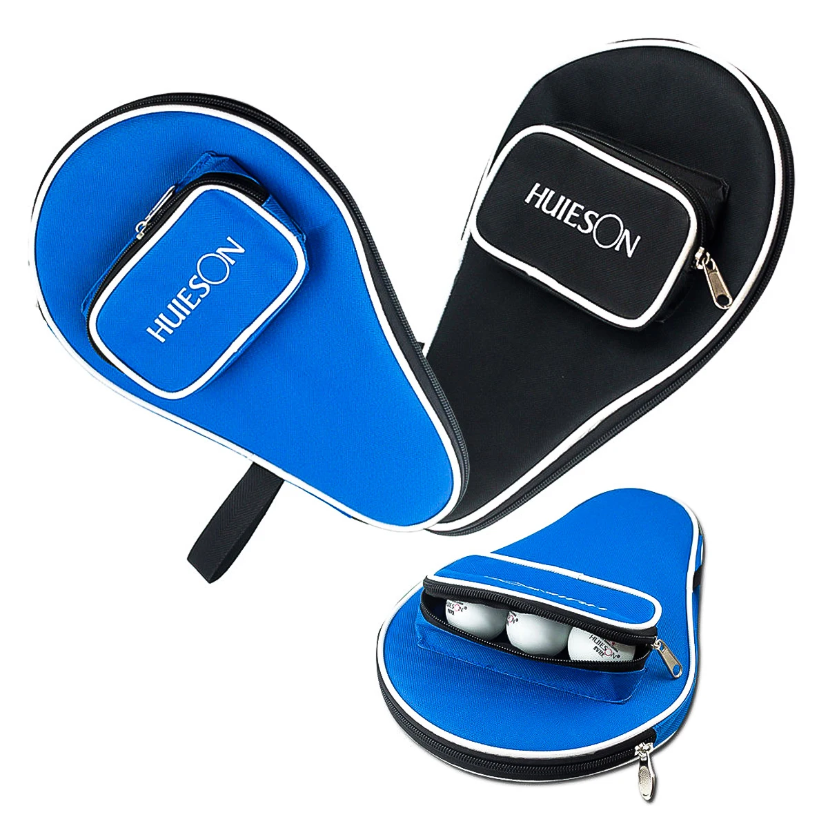 

Professional Table Tennis Racket Cover Storage Case for 1 Ping Pong Paddle Bat 3 Balls Table Tennis Balls Accessories Equipment