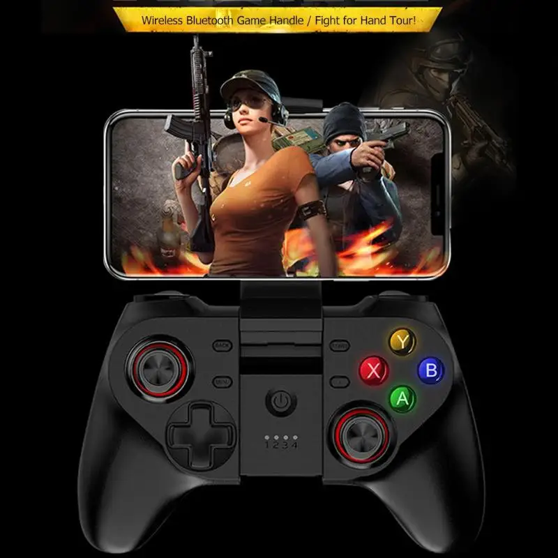 Mobile Trigger Joystick Gaming Pad Wireless Game Pad Bluetooth Gamepad Pubg Controller For iOS/Android/For PS3/PC/Smart TV