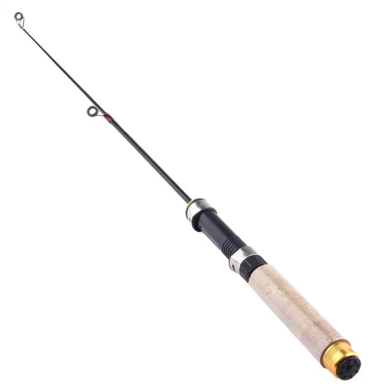 

60cm Portable Carbon Stainless Steel Telescopic Fishing Rods Winter Ice Fishing Rod Spinning Cast Tackle Pesca Rod Accessories