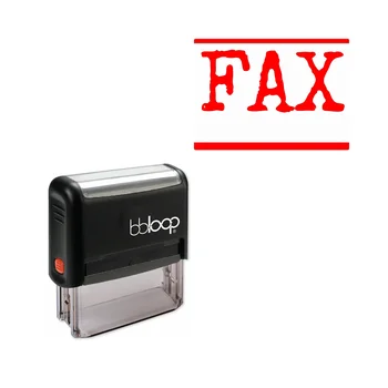 

Bbloop 'FAX' Self-Inking Office Stamp, Rectangular Typewriter Style