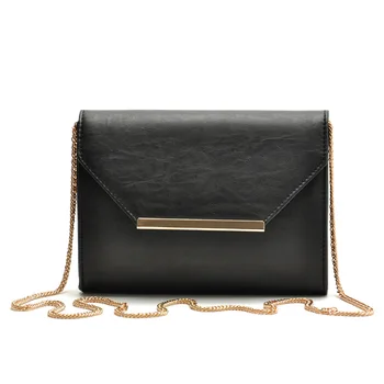 

New fashion Casual Clutch Women chain handbag black piano keys envelope hasp evening bag
