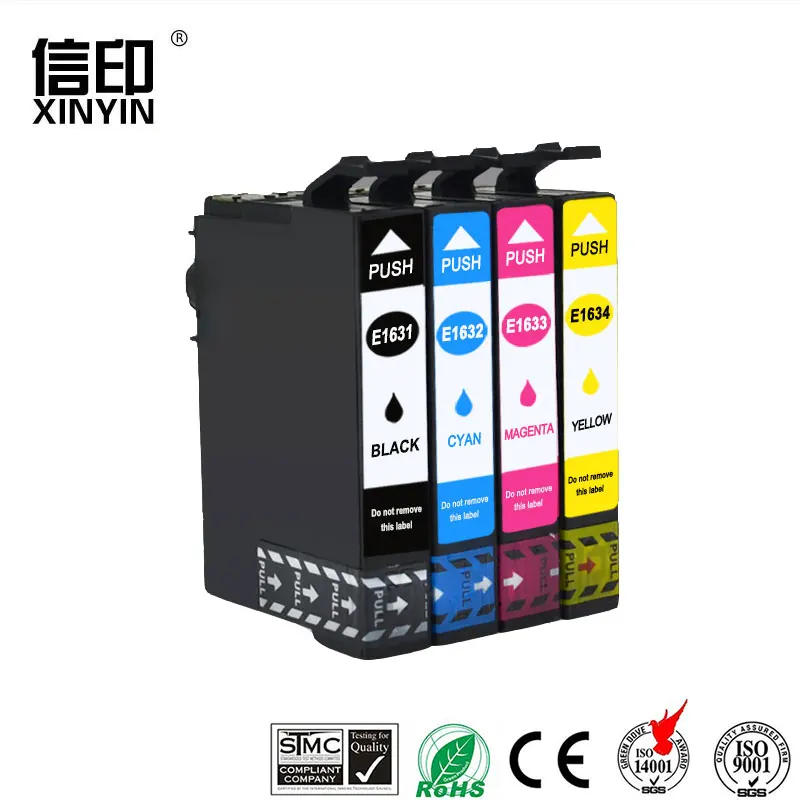 XColor T1631 T1621 16 16XL совместимый чернильный картридж для принтера Epson рабочей силы 2010