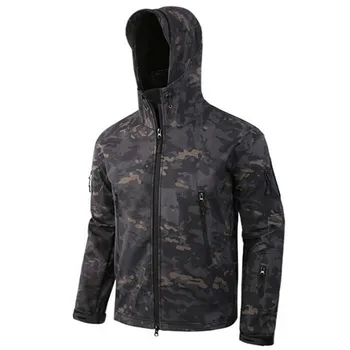 

Dropshipping Lurker Shark Skin Softshell V5 Military Tactical Jacket Men Waterproof Coat Camouflage Hooded Army Camo Clothing