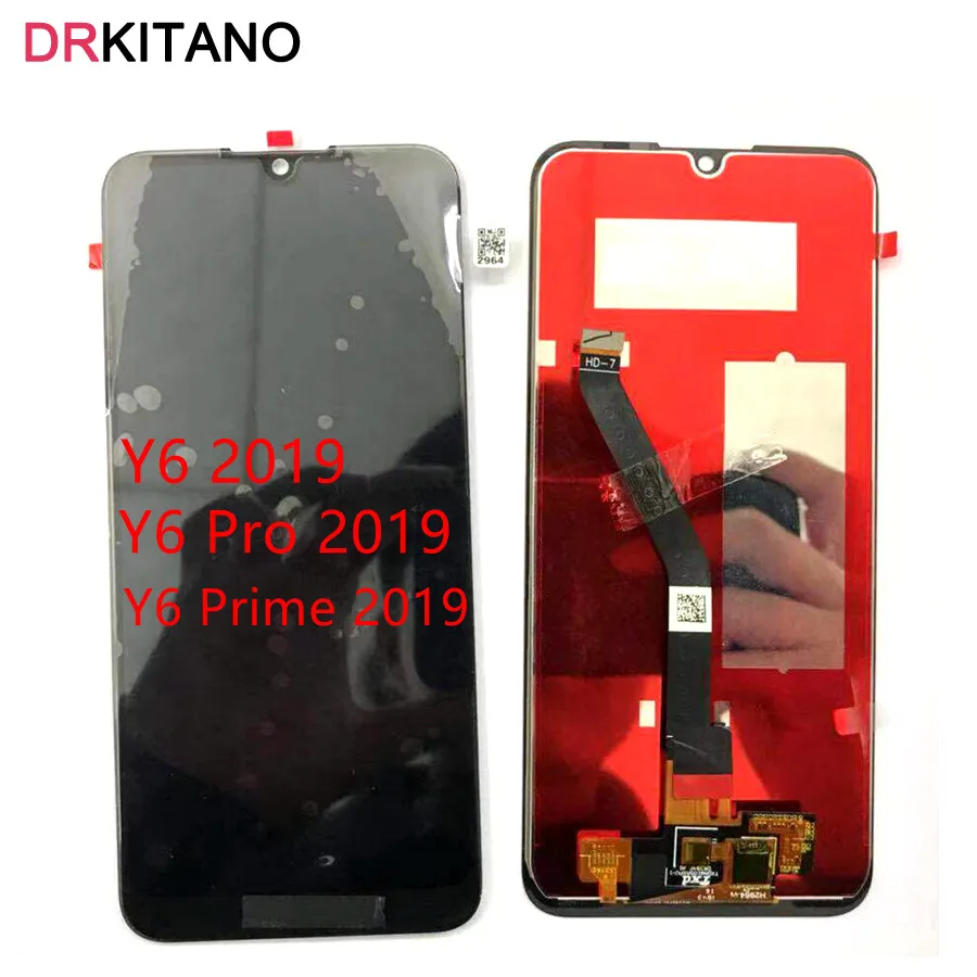 

Huawei Y6 Pro 2019 LCD Display Touch Screen With Frame Pantalla For Huawei Y6 Prime 2019 Display MRD LX1 LX2 LX3 Screen Replace