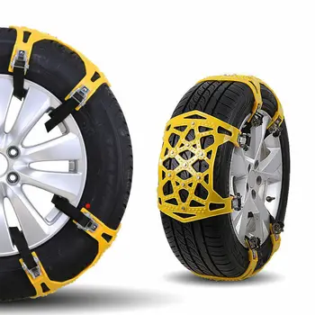 

6x Anti-Skid Snow Chains Car Snow Tyre Chains Universal for 165-285mm Tire