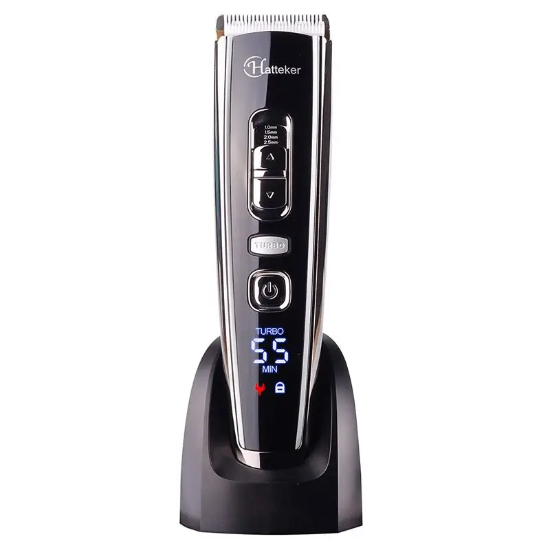 

SURKER RFC-6618 Cordless Clippers Hair Clippers For Men Hair Trimmer With Titanium Ceramic Blade,Led Display, Lithium Battery,