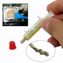 10PCS 10x1g Golden Thermal grease AMD Intel processor CPU Cooler Cooling Fan Thermal Grease VGA Compound Heatsink Plaster paste noctua nh u9b se2 amd intel processor coolers 2 fans cooling fan contain thermal compound cooler fans lga1155x 2011 1366 775