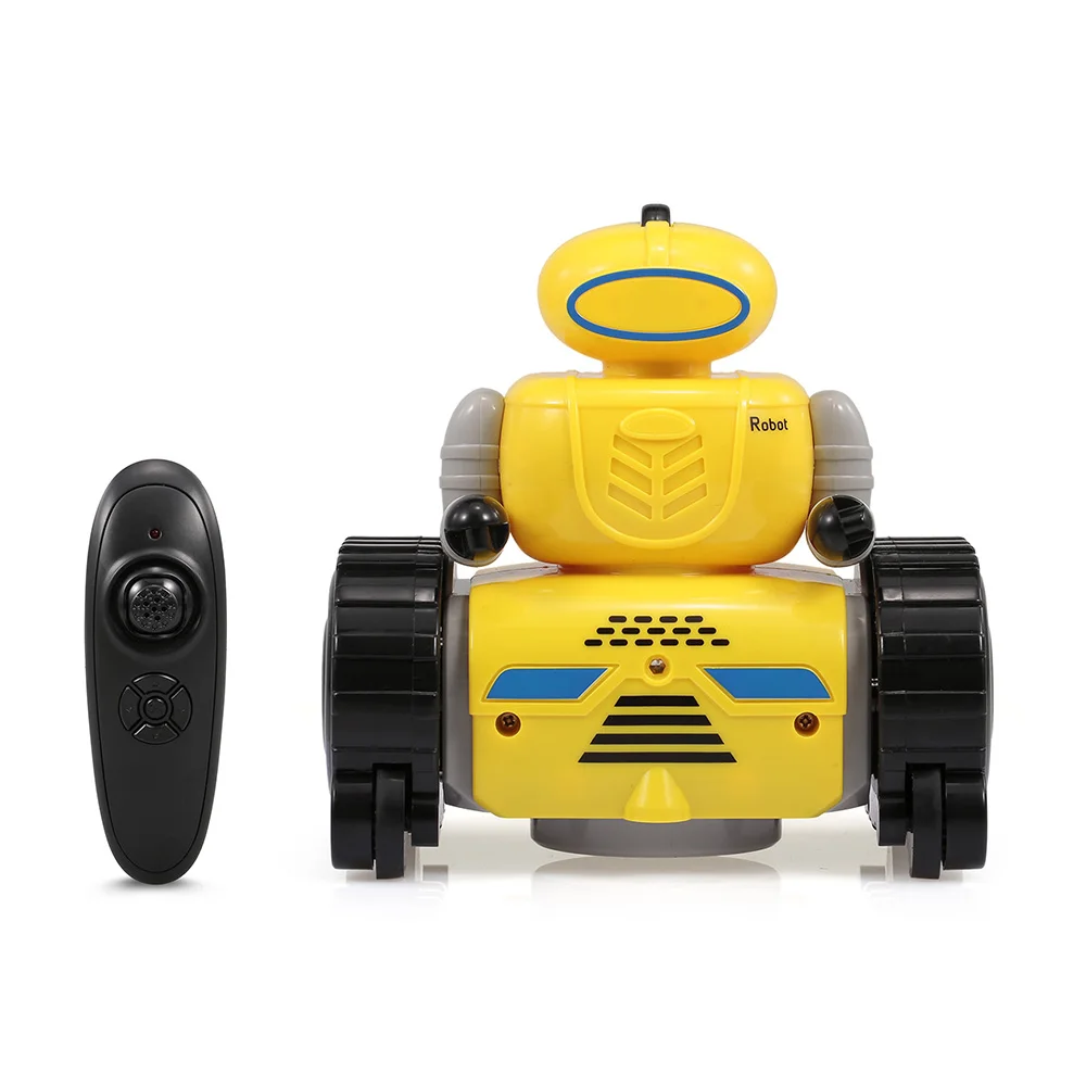 

RC Toys for Children RC2118 2.4G Remote Control RC Robot 360 Degree Rotating LED Light RC Robots Forward Backward Gift Toy