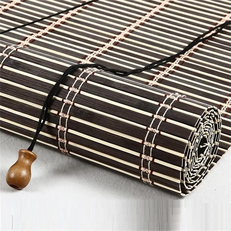 Роллер Tela Rolety Rzymskie для влюбленных бамбуковые персиковые Cortinas Estores приводы окон