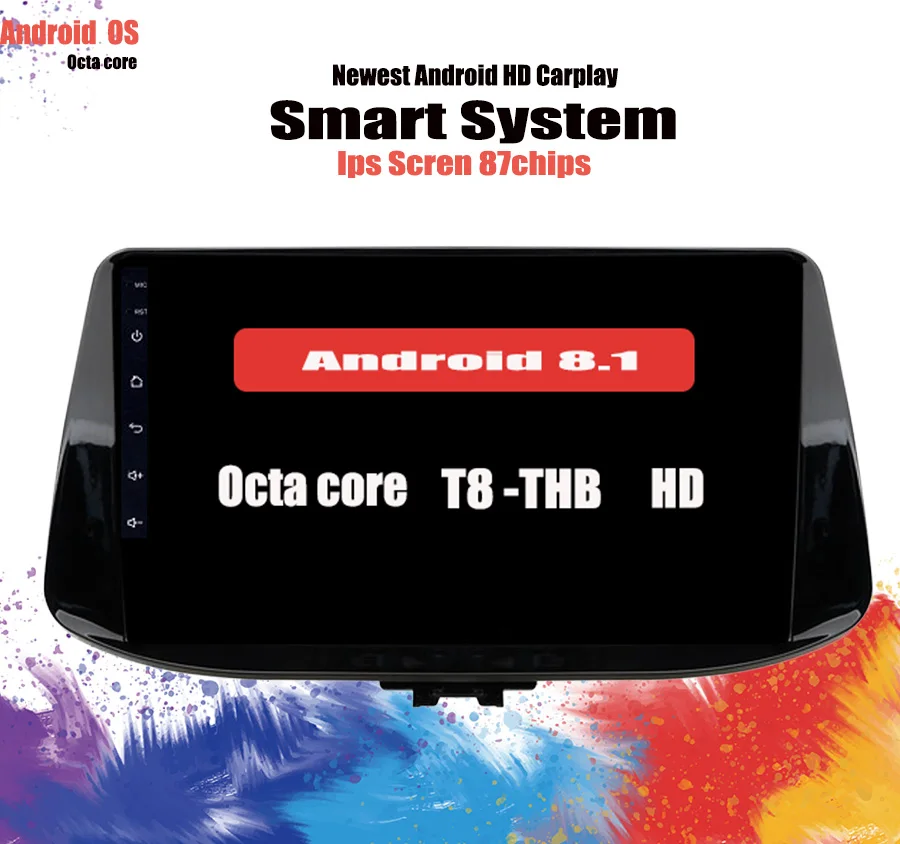 Perfect Android 9.1 Car dvd player for Hyundai I30 2017 2018 2019 Car Radio gps navigation stereo DSP RGB Carplay multimedia Video Audio 2