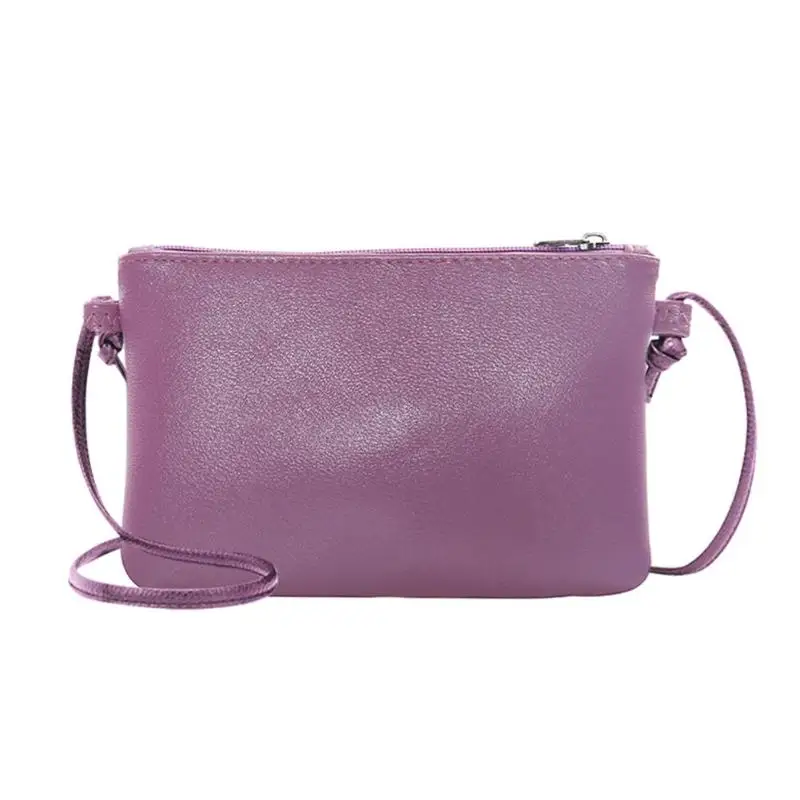 

Women Clutch Soft Leather Mini Messenger Bag Solid Color Crossbody Shoulder Bags Bolsos Mujer Bolsa Feminina new