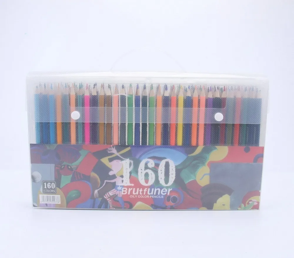 

NEW 160 smooth color oily lead water-insoluble pencil bright comics graffiti color lead school supplies