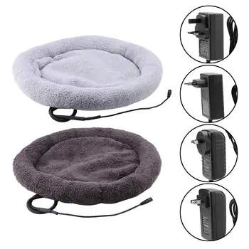 

Zerodis Pet Cushion Blanket Warm Paw Puppy Cat Fleece Beds Electric Heating Pet Mat Cat Warm Heated Bed
