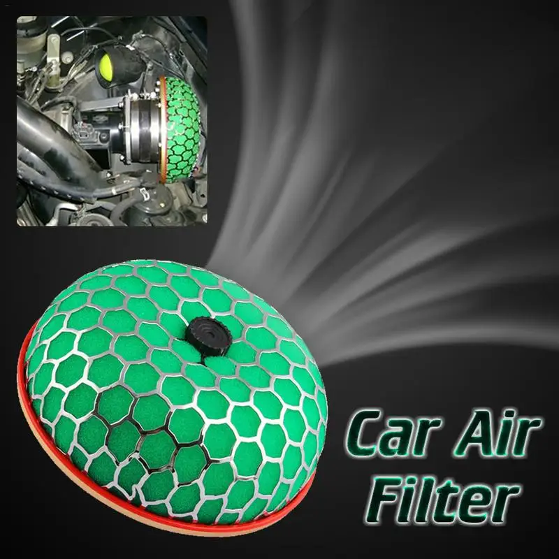 

100mm Round Mushroom Car Air Filter Cleaner Intake Super Power Flow Universal Air Intake Filter