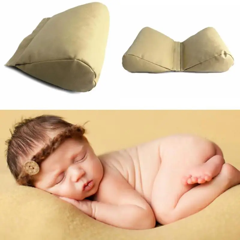 Новорожденная клиновидная позиционная смягчающая Подушка для ребенка позиционер для детской фотосъемки Подушка фотосъемка реквизит бабочка