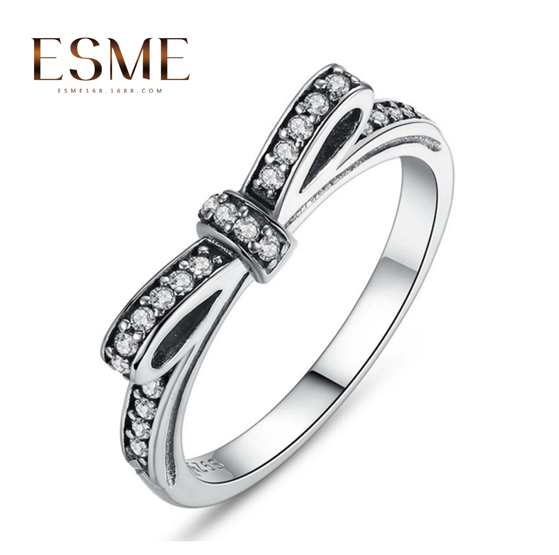 

Bow Ring Female 30% Silver Little Girl Ring Fashion Ring