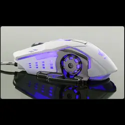 Проводная игровая мышь компьютер мышь USB тихий геймер мыши Компьютерные 5000 точек на дюйм PC Mause 6 Кнопка эргономичный волшебная игра X9 для
