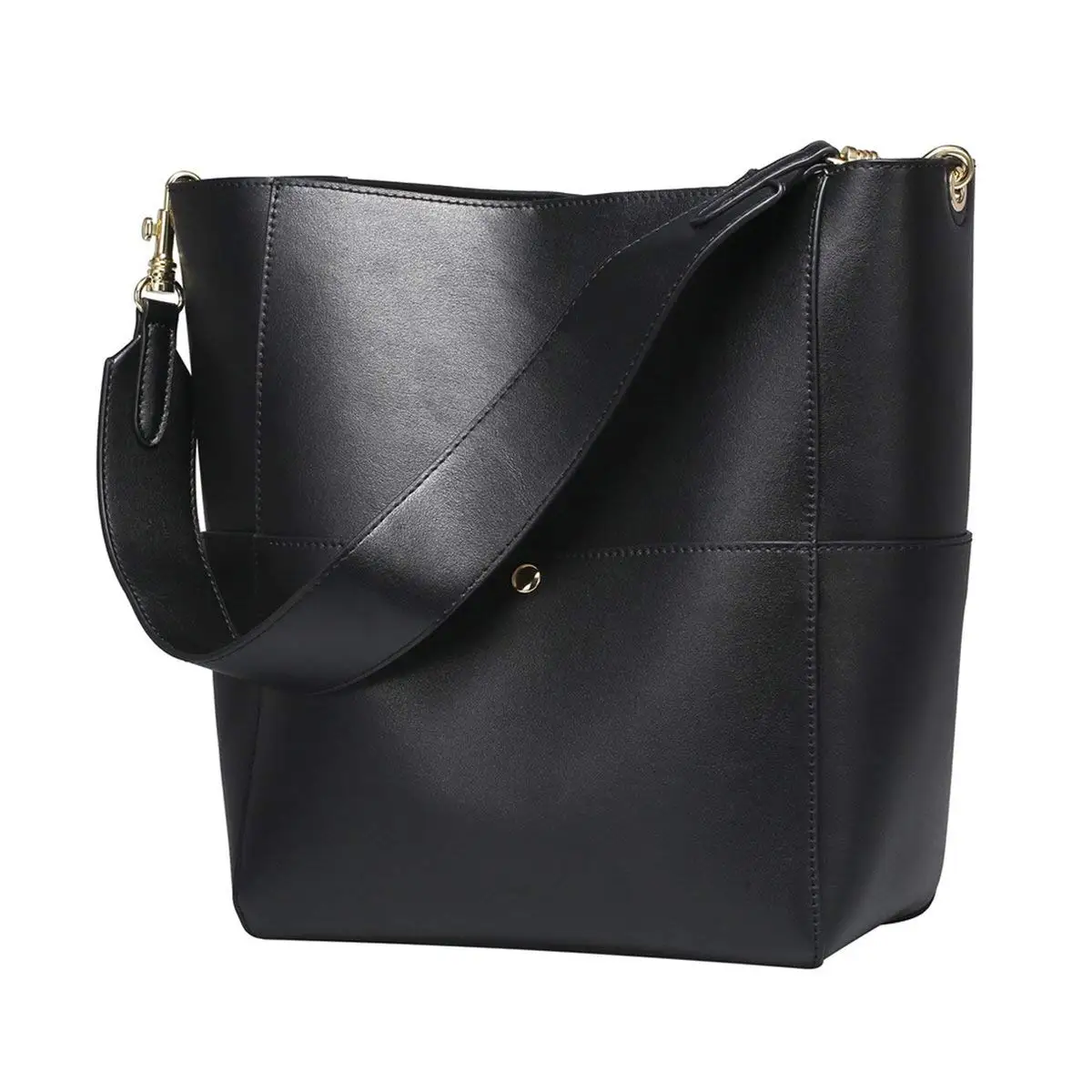 

Women's Vintage Leather Bucket Tote Shoulder Bag Handbag Purse