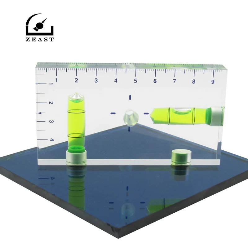 

95x51x13mm Level Magnetic Exquisite High-precision High-grade Plate Two-Dimensional Two-way Horizontal Bubble Digital Level