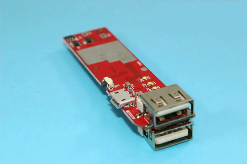 2A высокий ток IP5189 чип Dual USB порты и разъёмы с зарядки индикатор мобильного питание