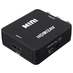 Mini HDMI к RCA Композитный Аудио Видео AV адаптер конвертер адаптер 720 P 1080 P