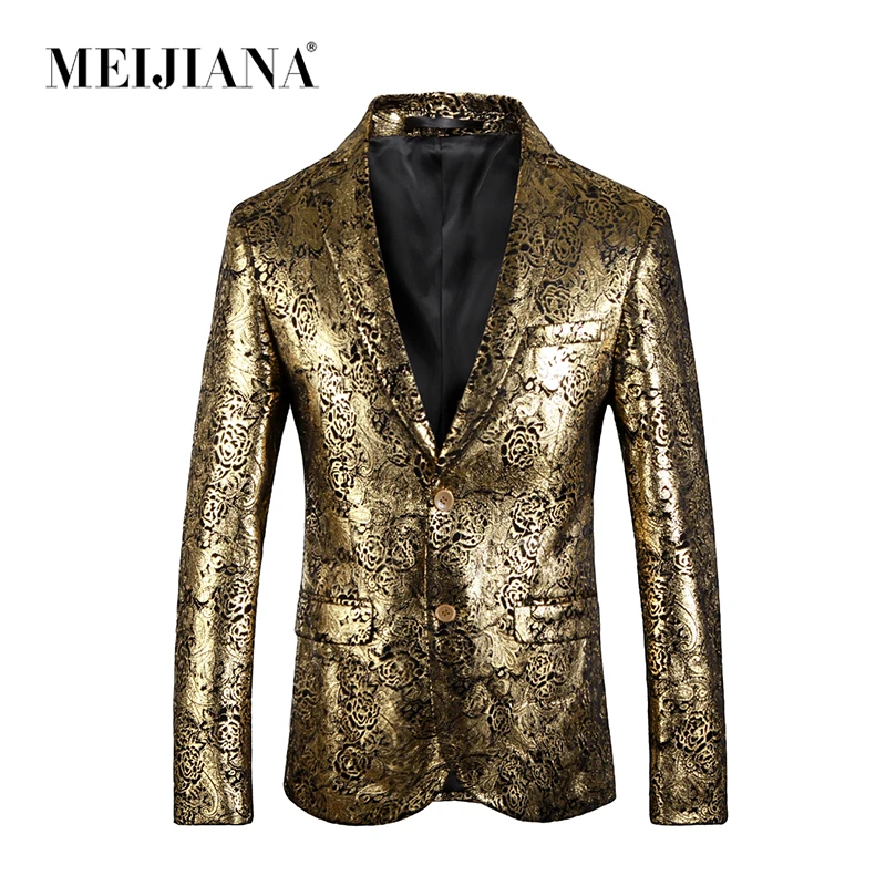 Костюмы Homme 2018 свадебный смокинг MEIJIANA Мужской приталенный Блейзер для
