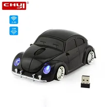 CHYI 3D беспроводная мышь компьютерная мышь Спортивная компьютерная мышь в форме автомобиля 1600 dpi с usb-приемником Mause для компьютеров планшетов ноутбуков игровая мышь
