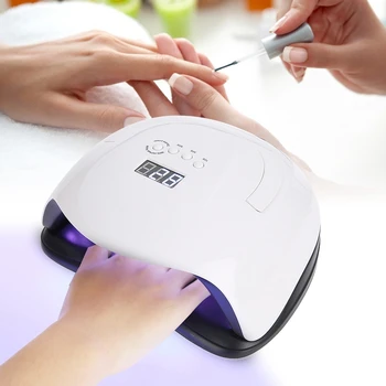 

4 Types 80W UV/LED Nail Dryers Timing Sensor for Curing Gel Polish Nails Tool