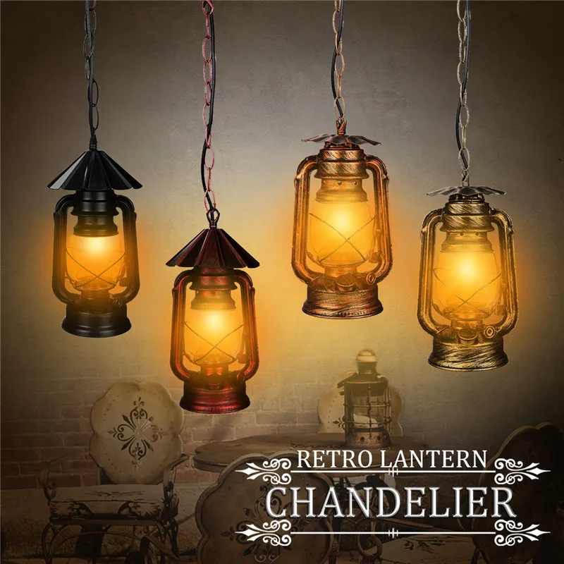 

New Metal Vintage Pendant Light AC110-240V E27 Loft for Creative Personality Industrial Pendant Lamp for Restaurant Coffee Bar